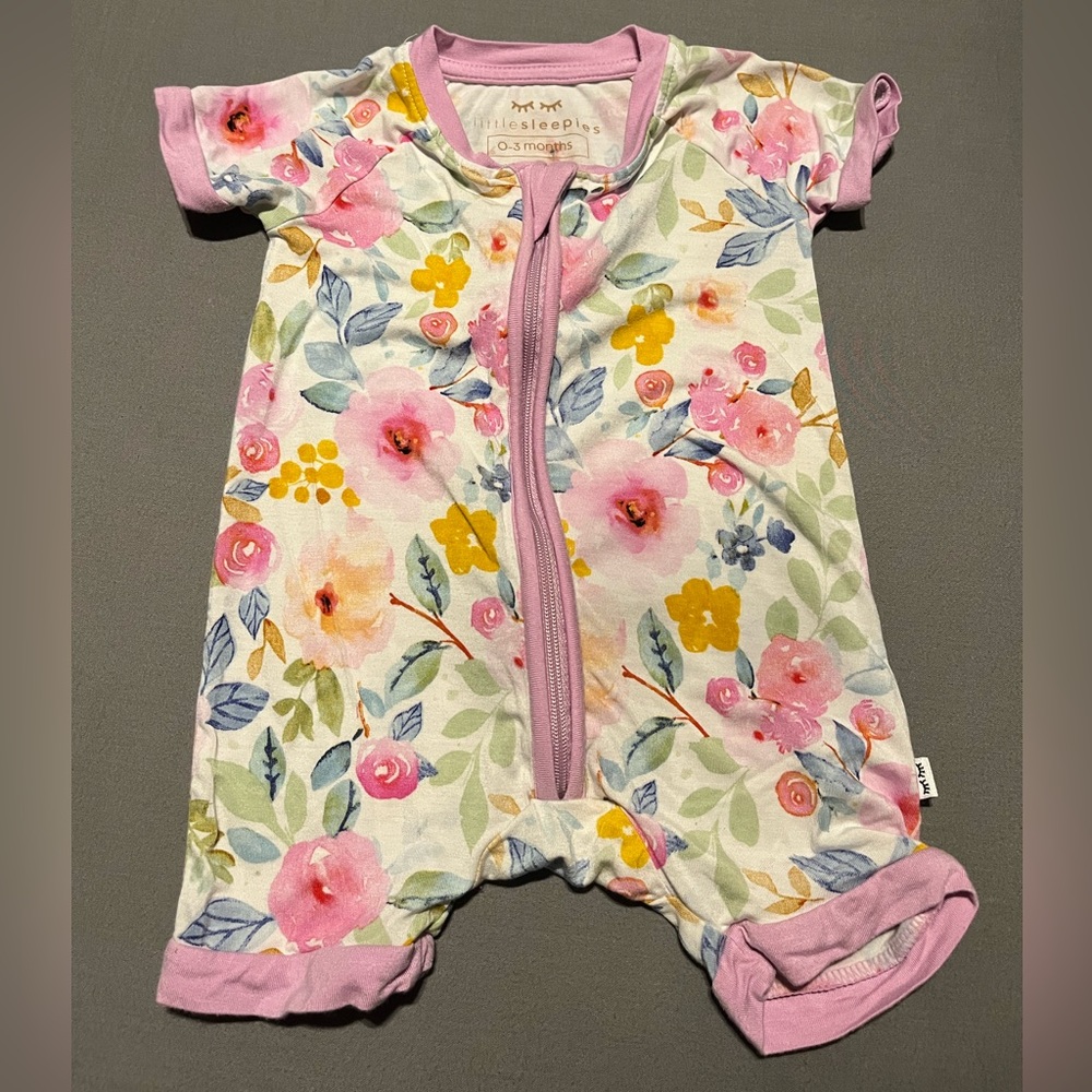 Little Sleepies 0-3 month Romper